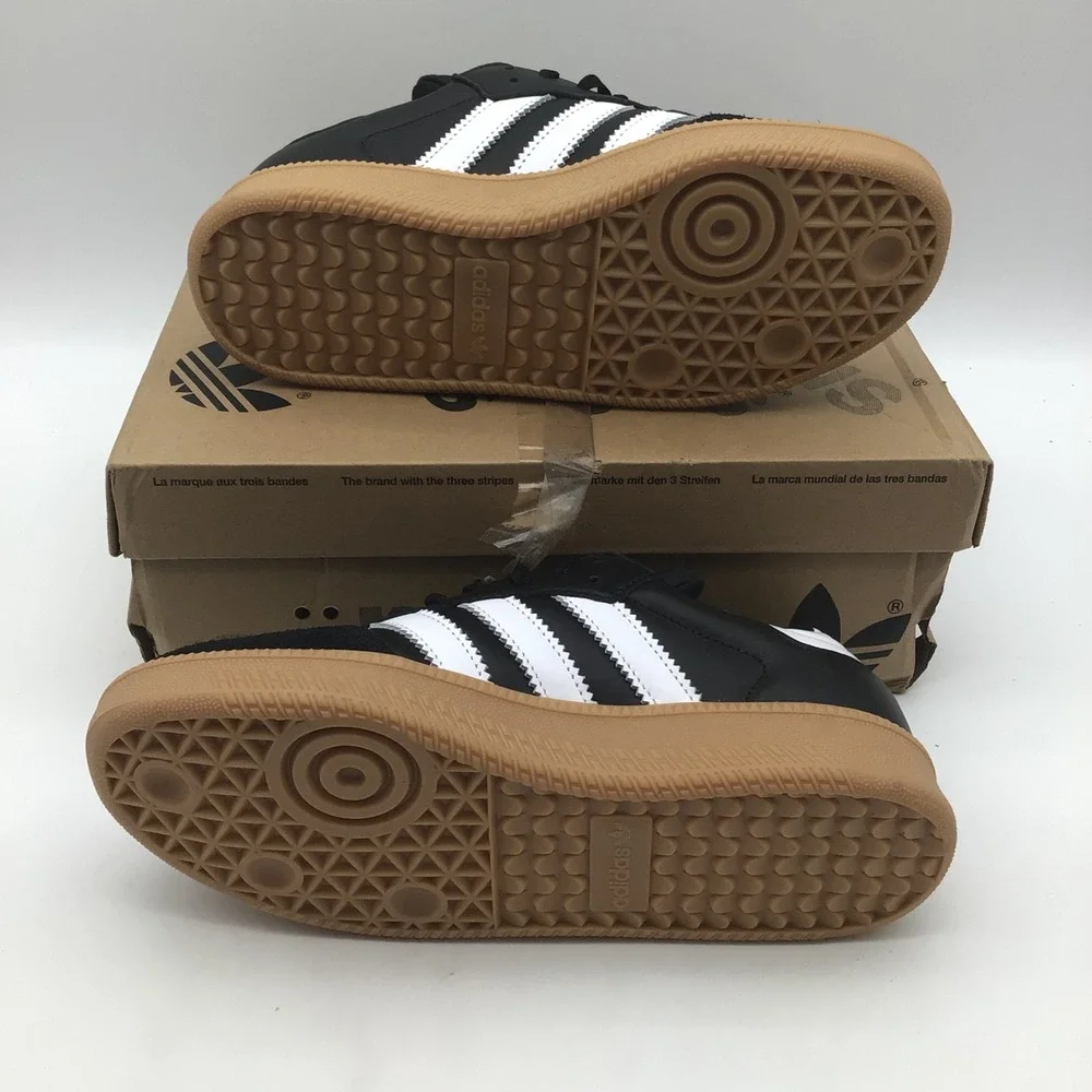 Adidas Samba XLG Mens Size 8.5 Black White Gum Platform Sneakers IE1379 NEW‎